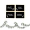 SAVVY & SORTED Mini Chalkboard Signs for Food - 18 Small Chalk Signs + 3 White Chalk Sticks - Food Signs for Party - Little Chalkboards - Party Food Labels Buffet Cheese Signs Candy Table Supplies